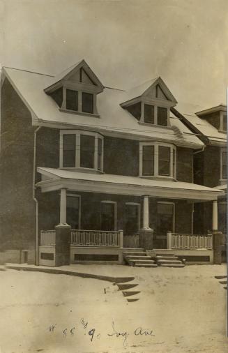 House, Ivy Avenue, north side, between Leslie St