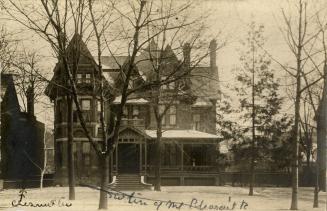 Clarke, Henry E., house, Jarvis St., east side, in present Mount Pleasant Road. Toronto, Ontario