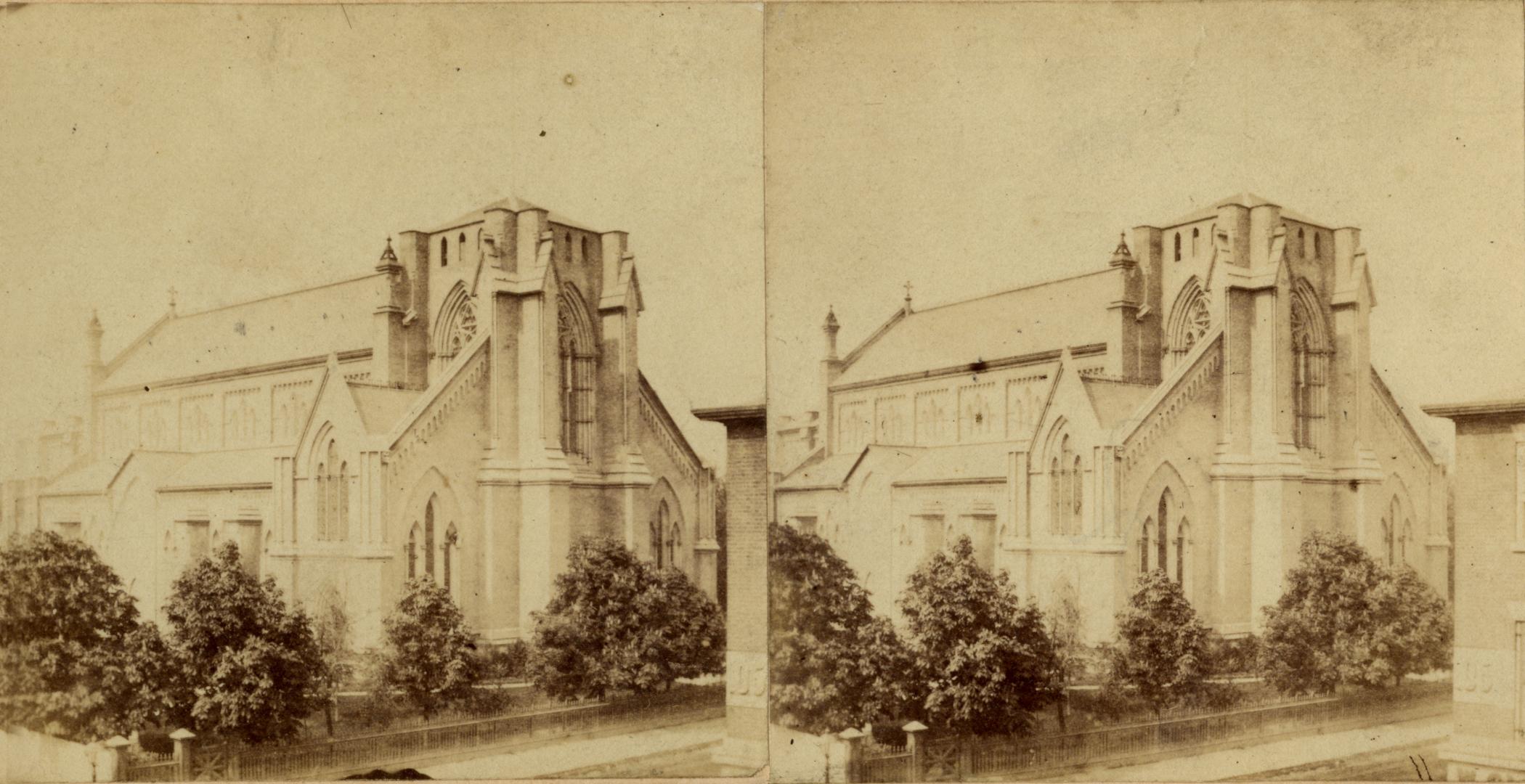 St. James' Anglican Cathedral (opened 1853), King Street East, northeast corner Church St