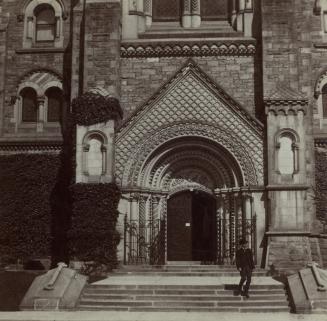 University College, doorway, main