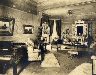 Mason, John Herbert 'Ermeleigh', Sherbourne Street, southeast corner Wellesley Street East; Interior, drawing room