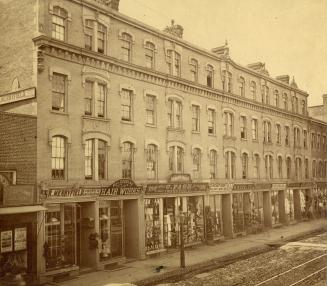 Yonge Street, Queen to College Streets, west side, between Queen & Albert Streets