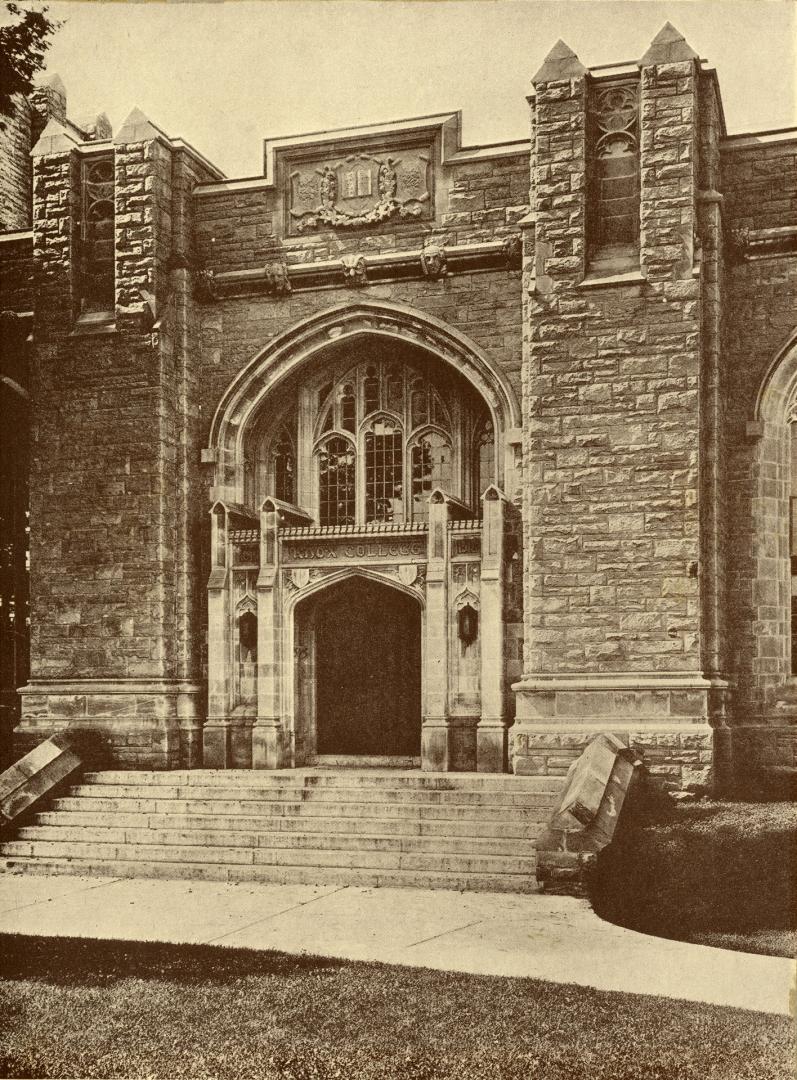 Knox College (opened 1915), looking w