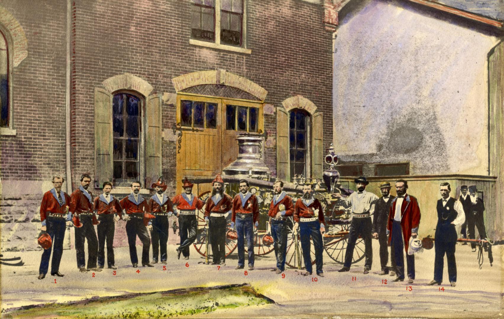 Fire Hall, Toronto, Yonge Street, west side, south of Grosvenor St