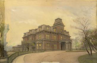 Government House (1868-1912), looking northwest