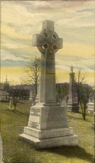 Mackenzie, William Lyon, gravestone, Necropolis cemetery