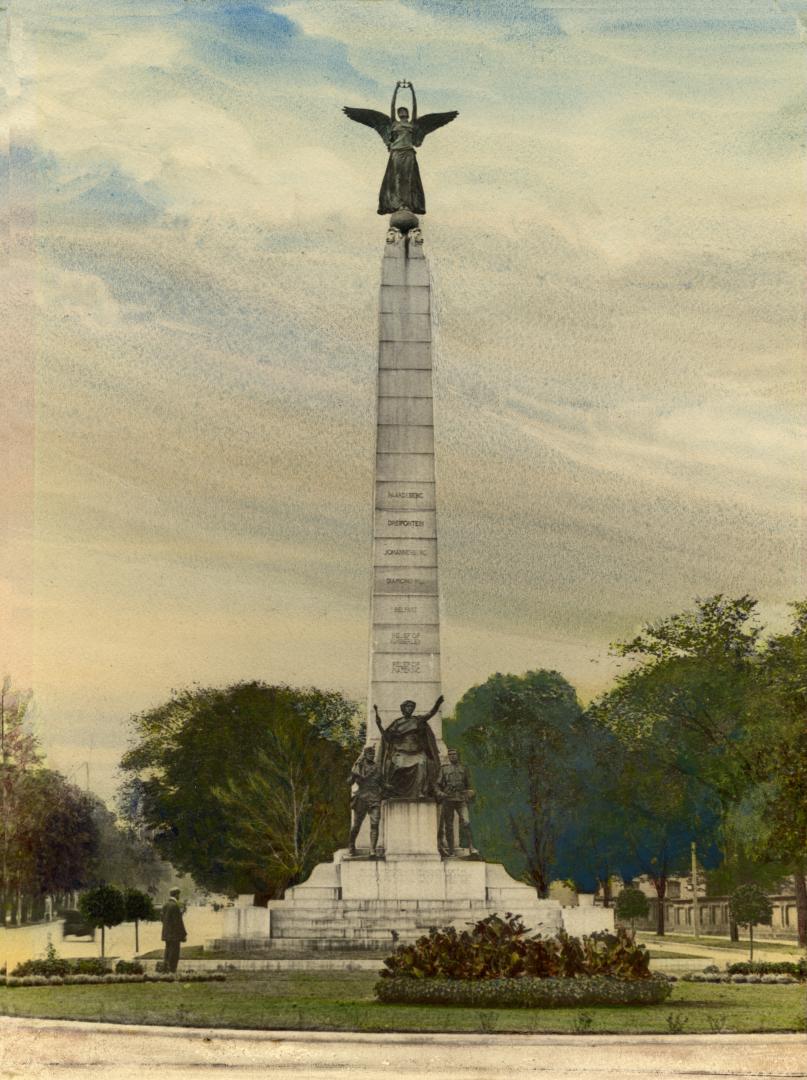 South African War Memorial, University Avenue, north of Queen Street West