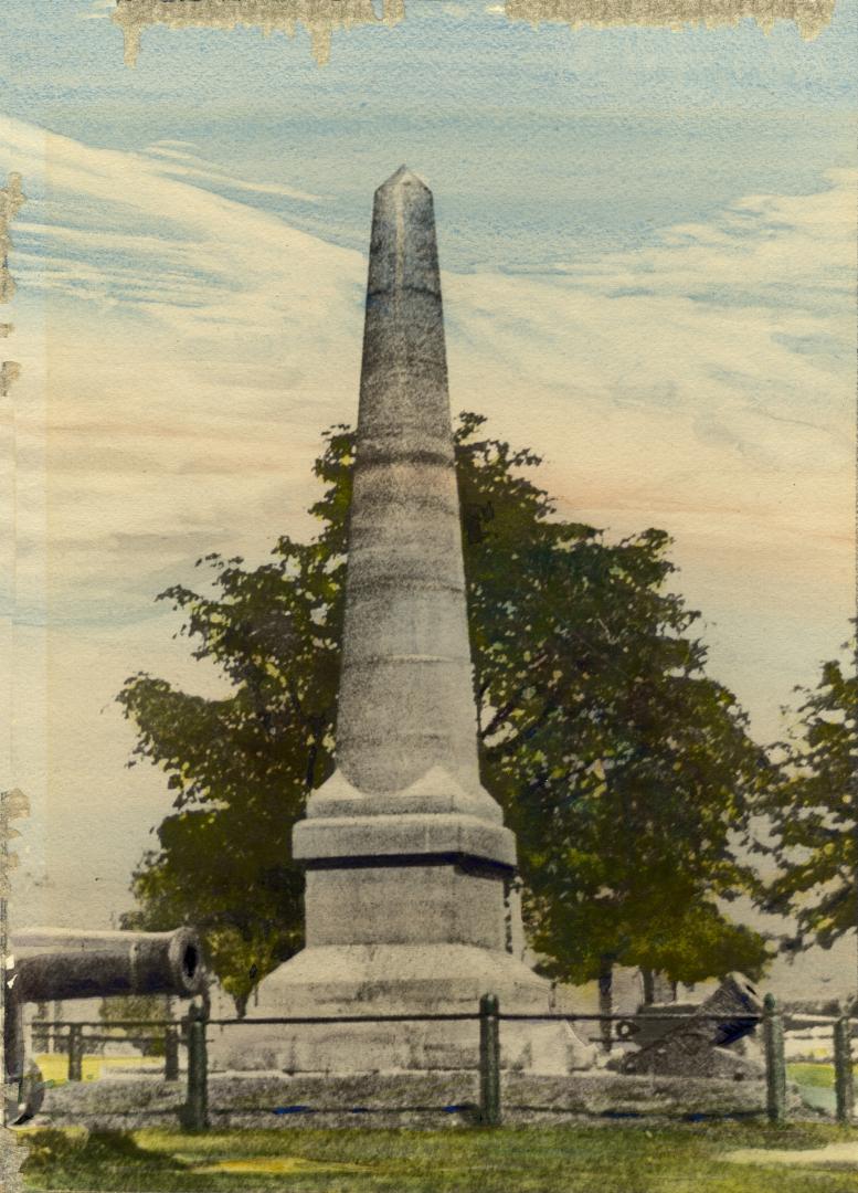 Fort Rouille Monument (unveiled 1887), C