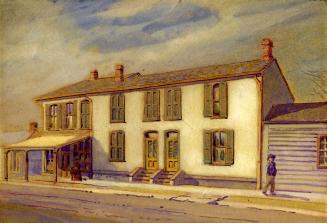 Macnab, Allan, house, King Street East, north side, opposite head of St. Lawrence Street