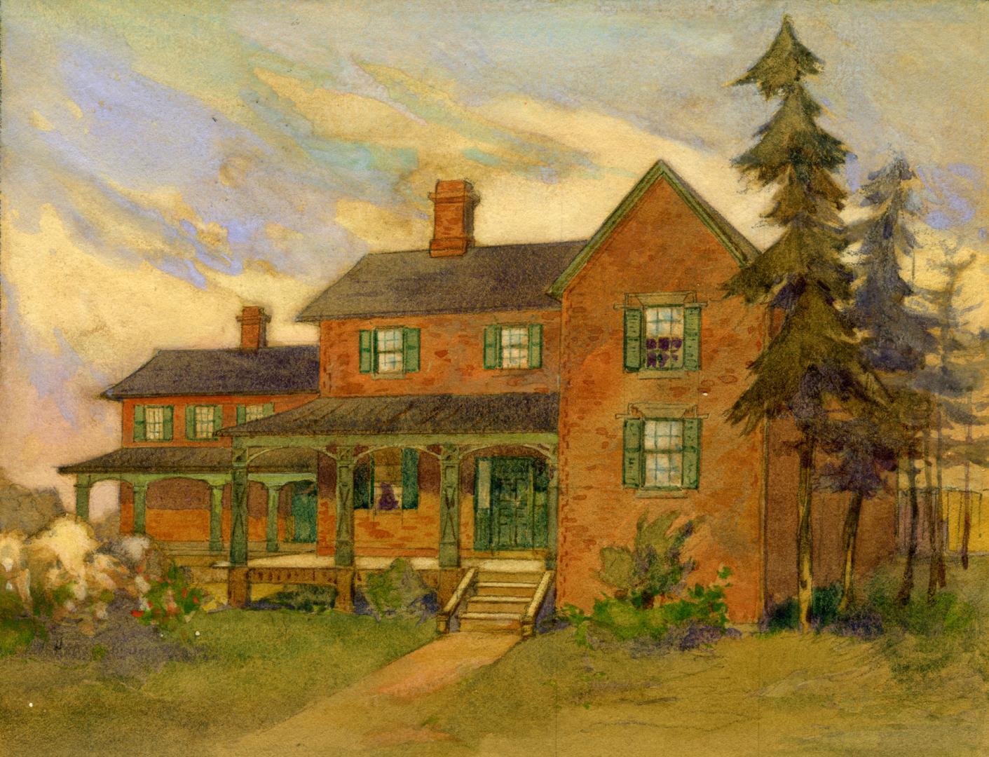 Denison, Richard Lippincott, 'Dovercourt', Churchill Avenue, north side, head of Lakeview Avenue