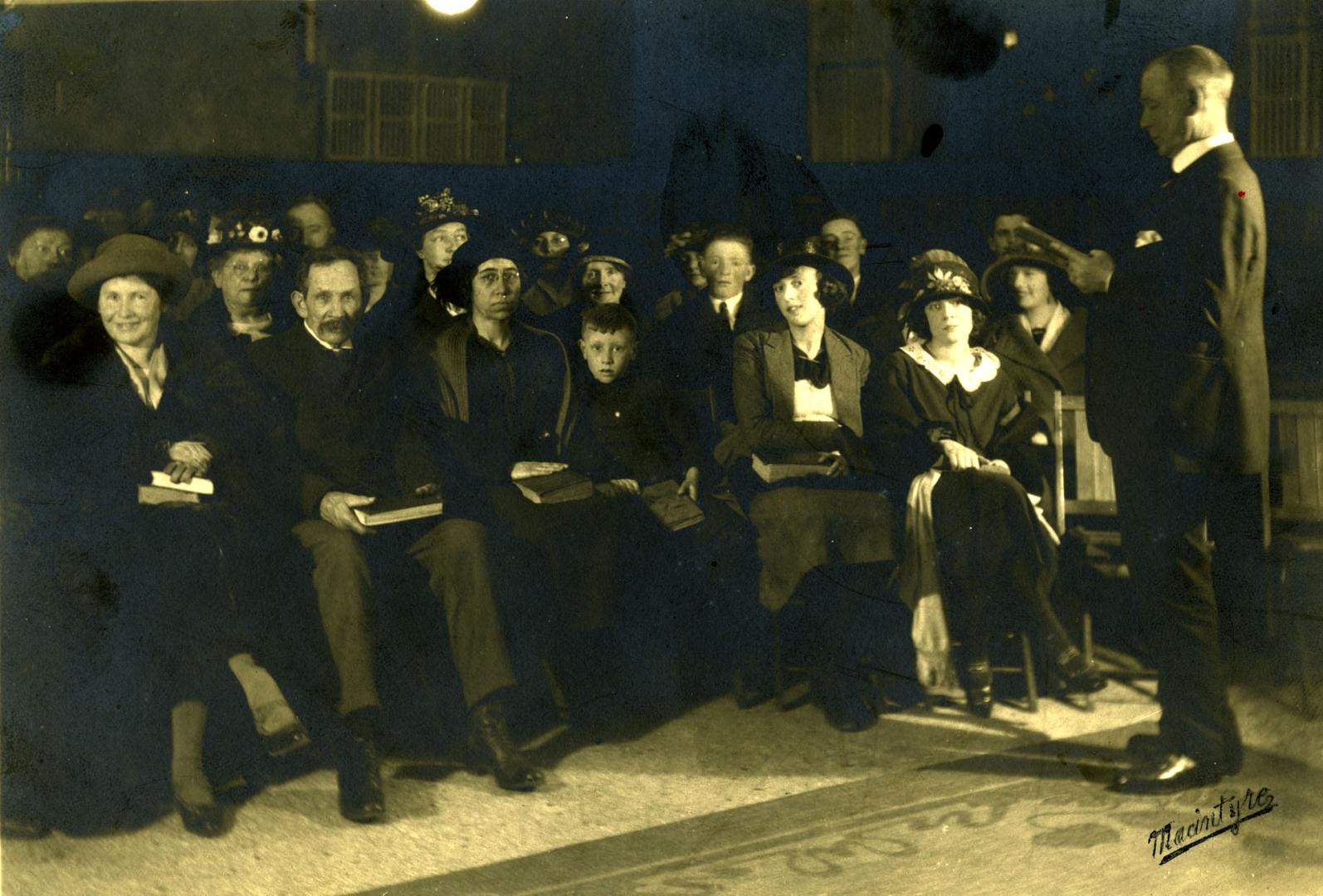 Toronto Public Library, Beaches Branch, Queen Street East, south side, west of Lee Avenue, Interior, showing Book Lovers' Evening