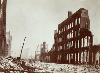 Fire (1904), aftermath of fire, Front St