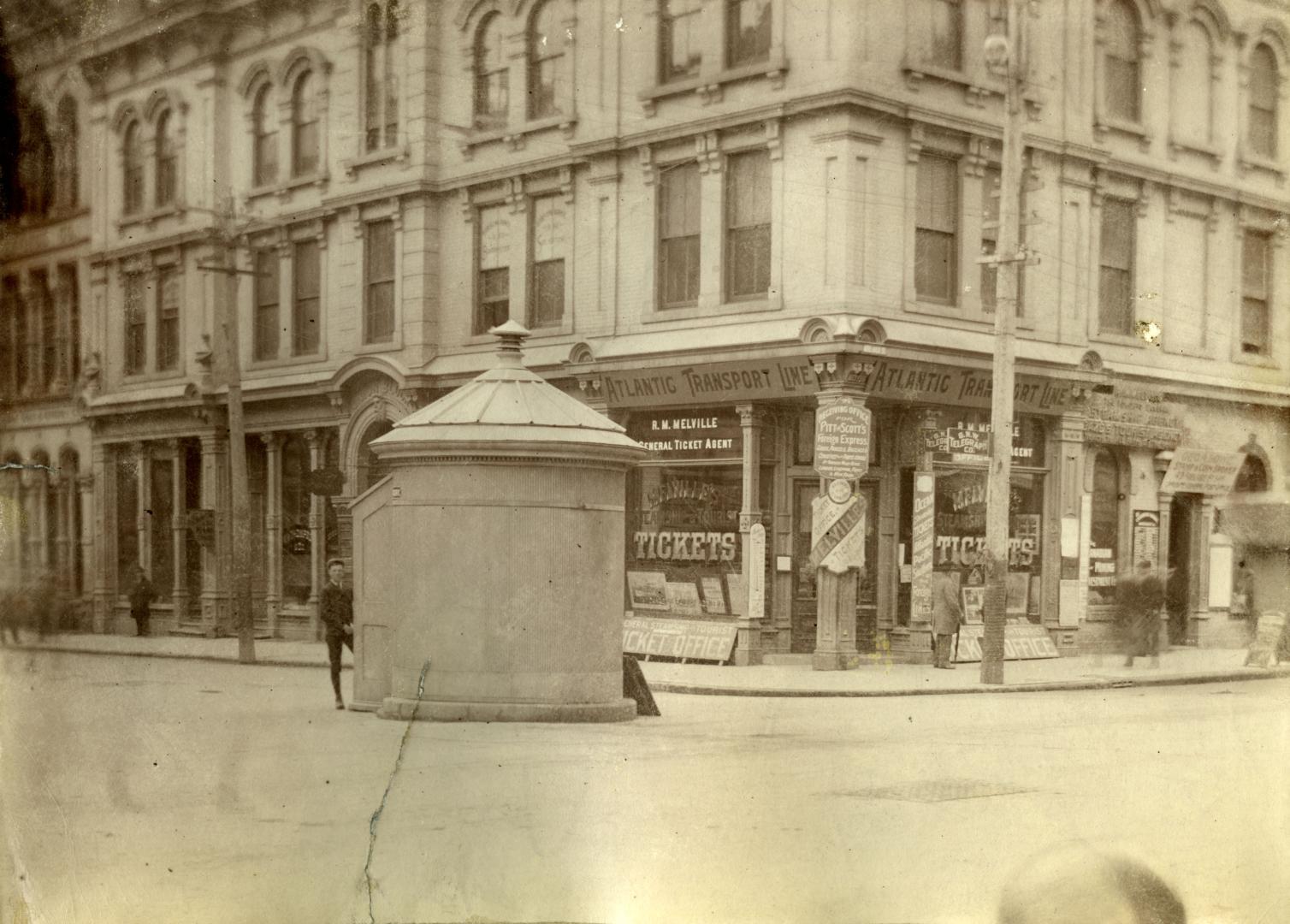 Public Lavatory, Toronto St., southwest corner Adelaide Street East