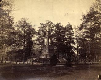 Volunteers' Monument, Queen's Park, west side Queen's Park Crescent West, south of Wellesley St