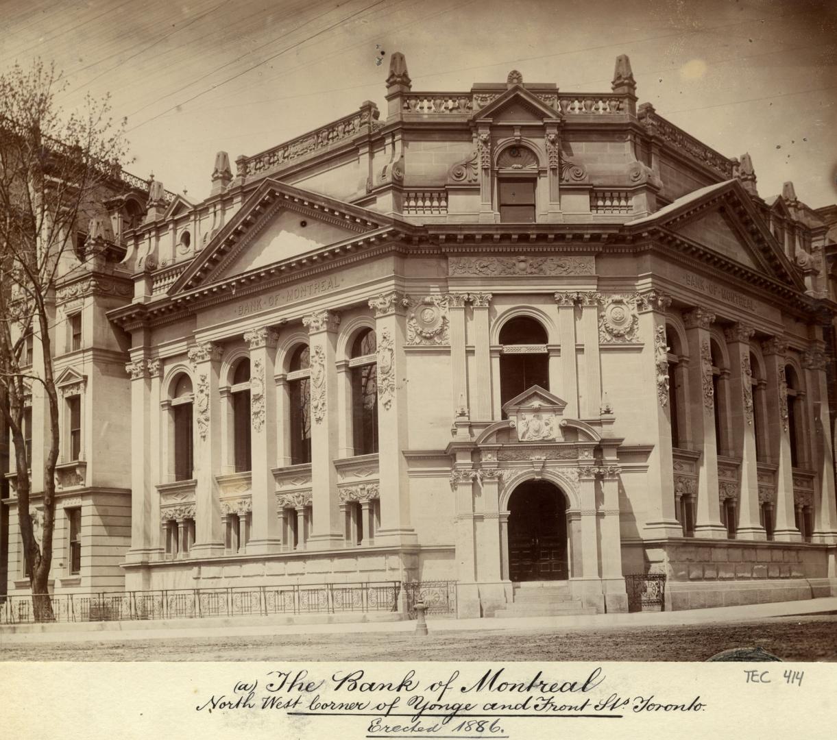 Bank of Montreal, Yonge Street, northwest corner Front St