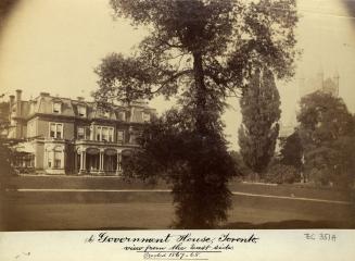 Government House (1868-1912), looking northeast