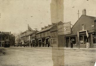 York St., east side, looking north from Richmond Street West