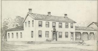 Prospect House, Yonge Street, west side, near Montgomery Avenue, Toronto, Ontario. Drawing show…