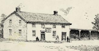 Durham OX Hotel, Yonge Street, west side, near Bedford Park Avenue, Toronto, Ontario. Drawing s…