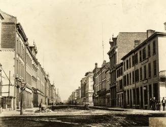 Yonge Street, S. Of King St., looking north from Front St