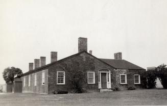 Fort York, officers' quarters, looking northwest