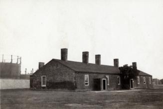 Fort York, officers' quarters, looking e