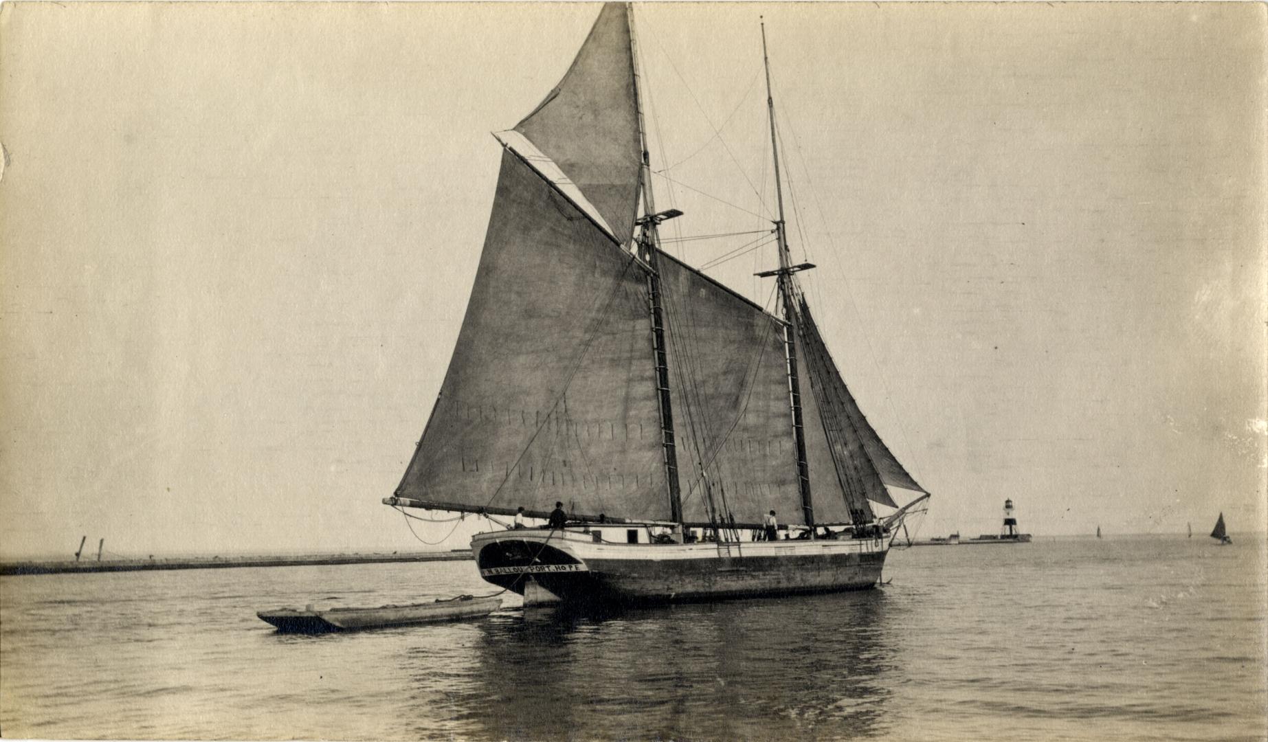 H.M. Ballou, leaving Eastern Gap, Toronto