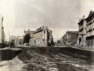 Wellington Street East, looking west from e