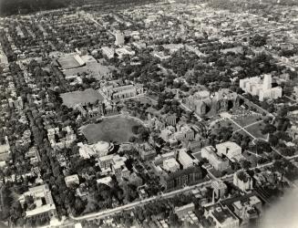 Looking northeast from south of College St