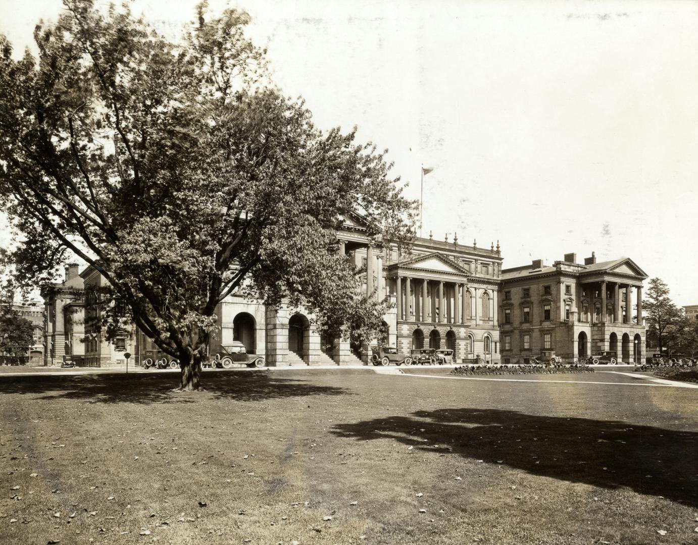 Osgoode Hall, Queen Street West, northeast corner University Avenue