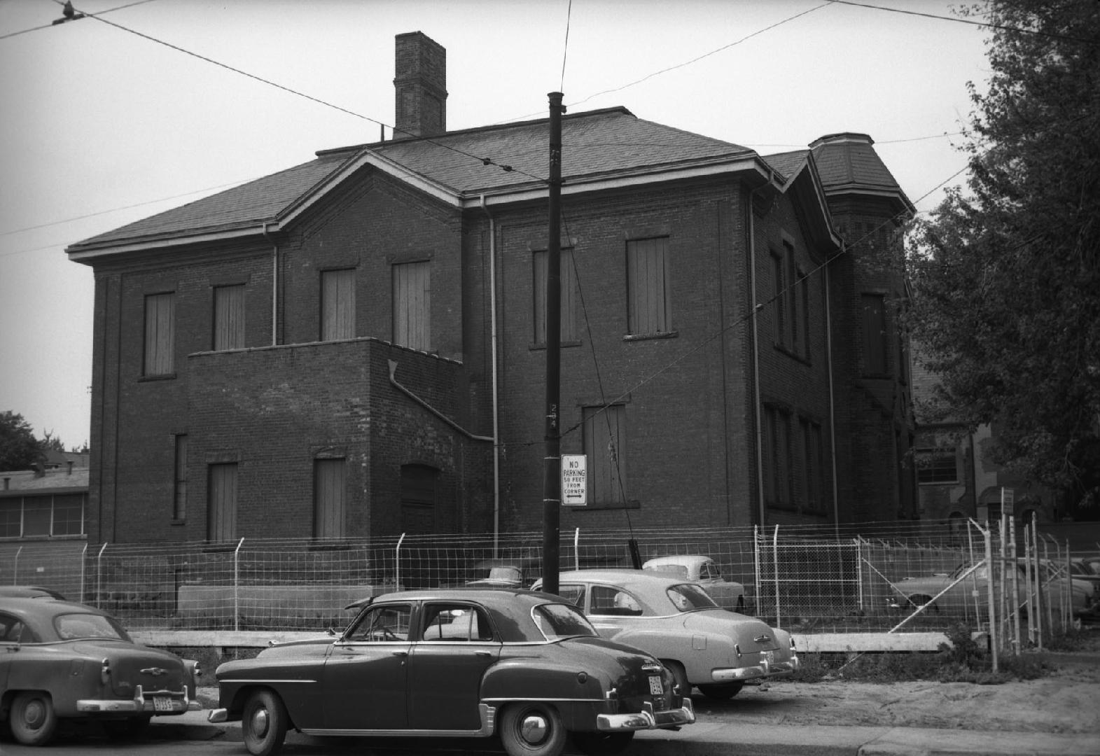 Crawford St. Public School, Crawford St., northwest corner Adelaide Street West