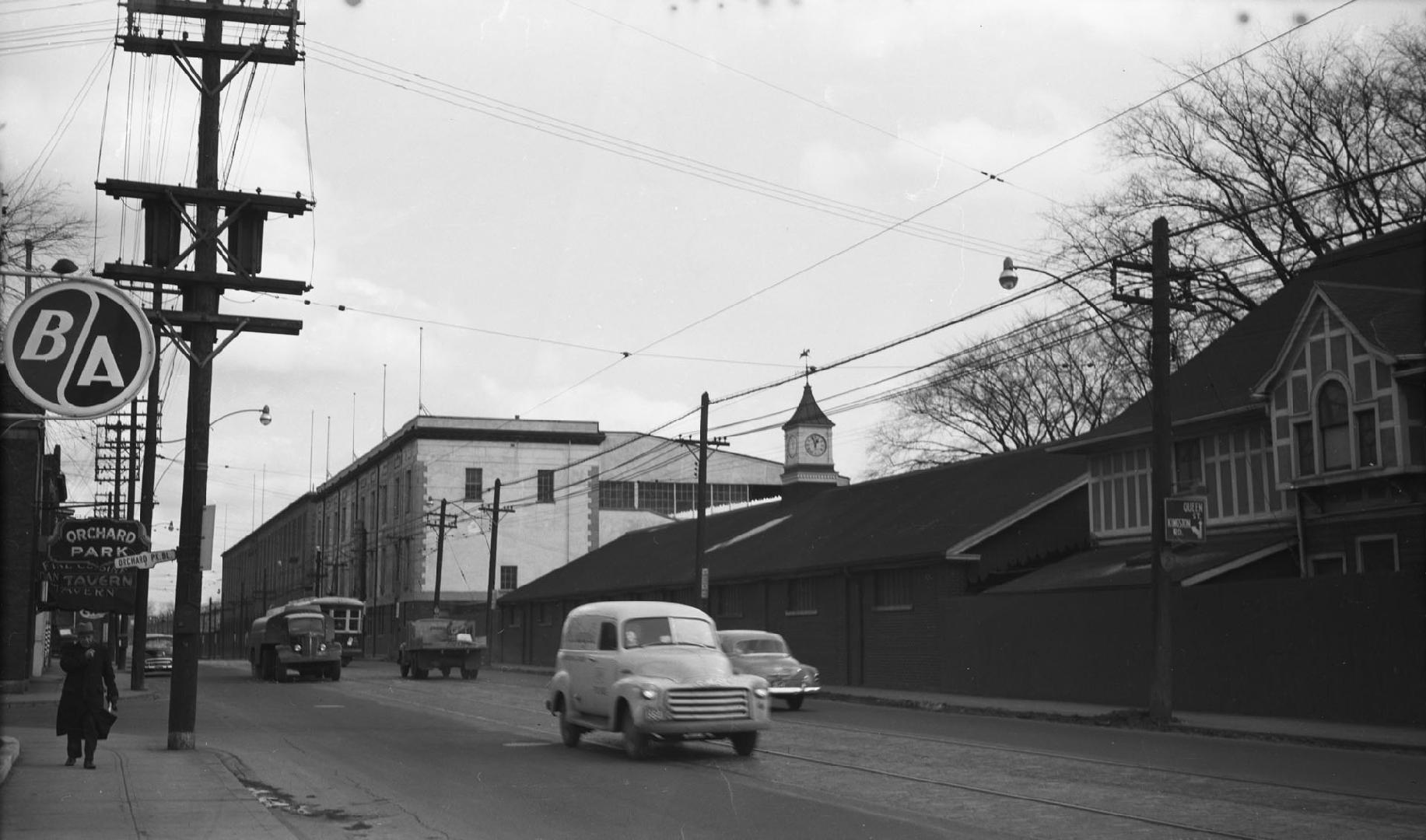 Greenwood Race Track, Queen Street East, south side, between Eastern & Woodbine Aves