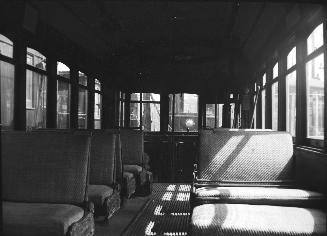 T.T.C., #2200, INTERIOR, at Dundas yard