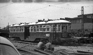 T.T.C., #2610, being scrapped at George St. yard