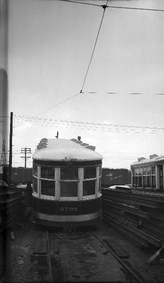 T.T.C., #2799, awaiting scrapping at George St. yard