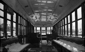 T.T.C., #2835, Interior, at George St. yard