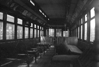 T. & Y.R.R., Mimico Division, #152, Interior, at T.T.C. Dundas yard, Dundas St. West, west side, betwest Howard Park & Ritchie Aves