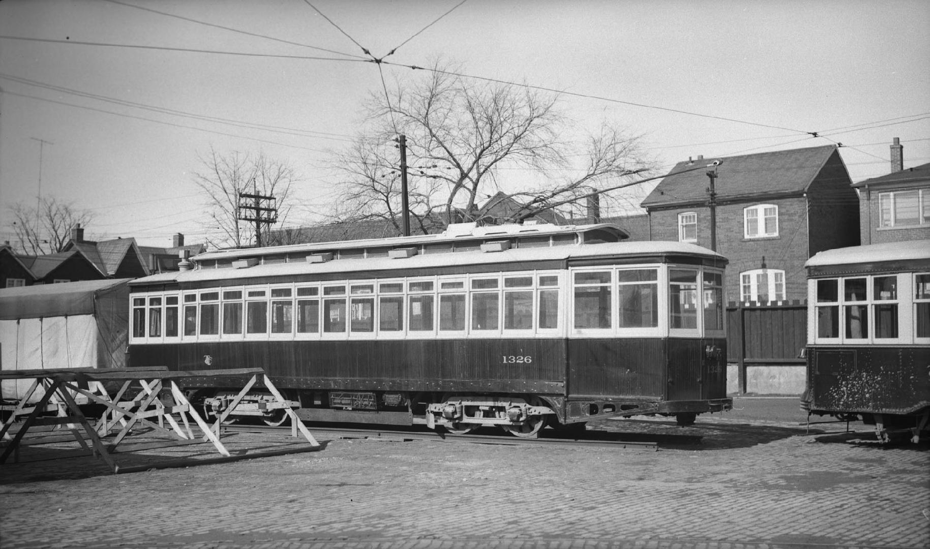 T.T.C., #1326, at Wychwood carhouse