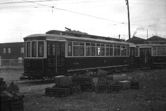 T.T.C., #1958, at Dundas yard, awaiting scrapping