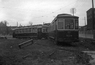 T.T.C., #1982, at Dundas yard, awaiting scrapping