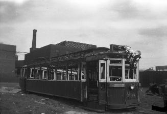 T.T.C., #2016, on Mill St., after having been burnt by vandals