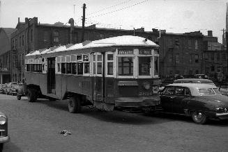 T.T.C., #2622, on Esplanade E., looking northwest from e. of Jarvis St