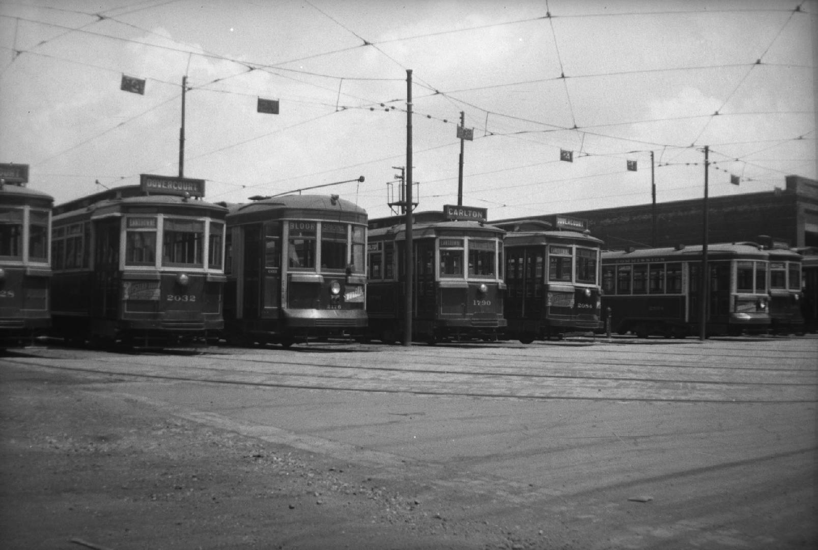 T.T.C., Lansdowne carhouse, Lansdowne Avenue, northwest corner Paton Road