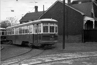 T.T.C., #2544, at Russell carhouse, Queen Street East, southwest corner Connaught Avenue