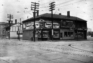 Bay St., northwest corner Albert St