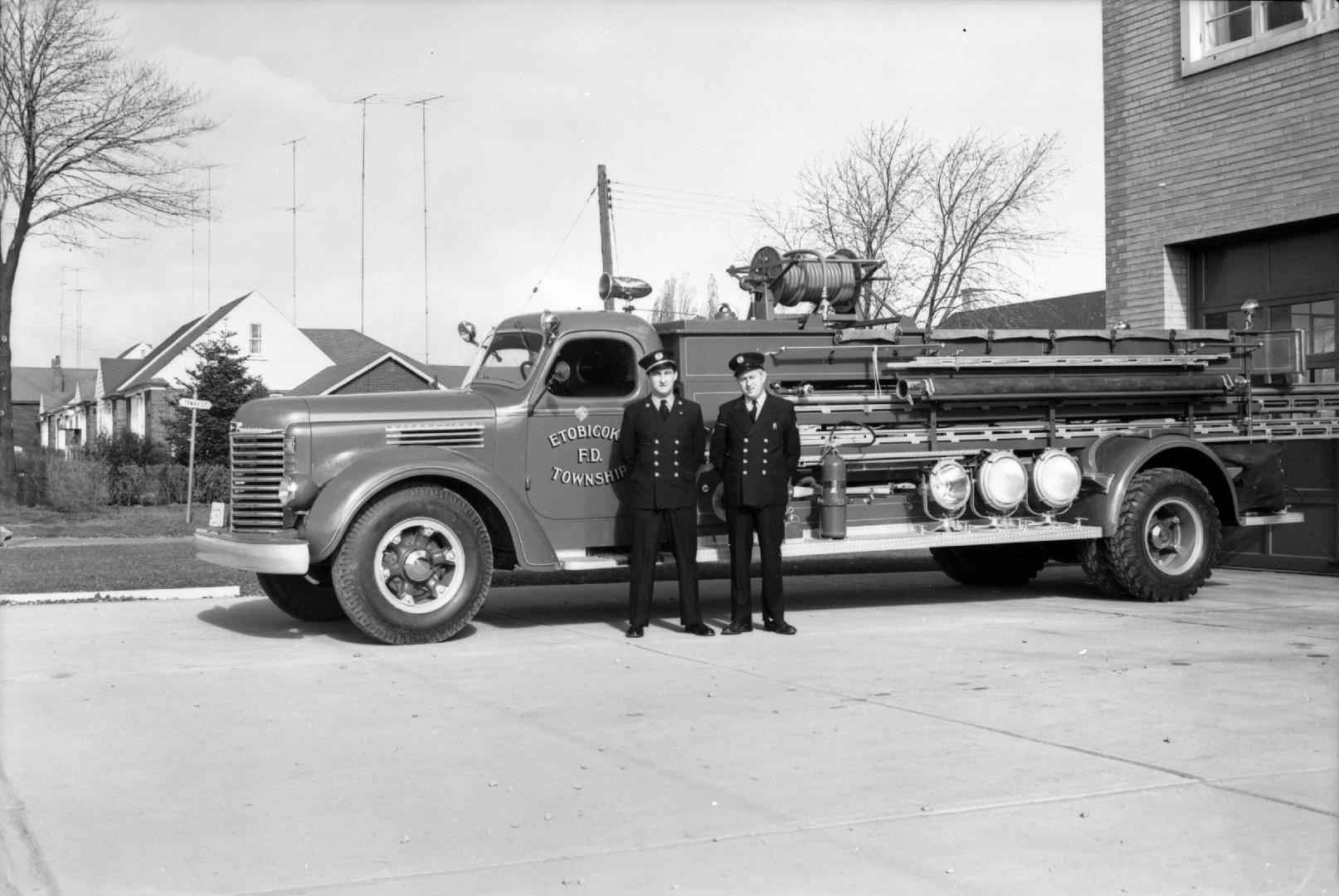 Fire Hall, Etobicoke, Royal York Road, southeast corner Tenby St