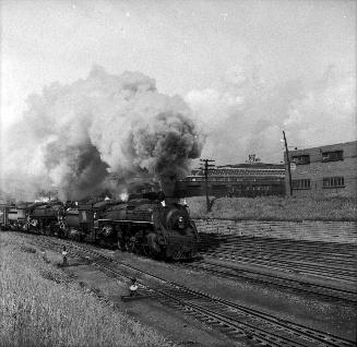 C.N.R. #6244, looking west from west of Strachan Avenue