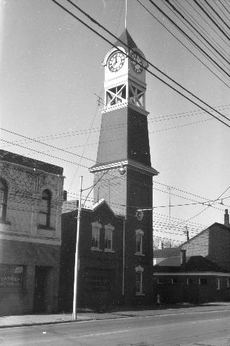 Fire Hall, Toronto, Ossington Avenue, west side, north of Queen St