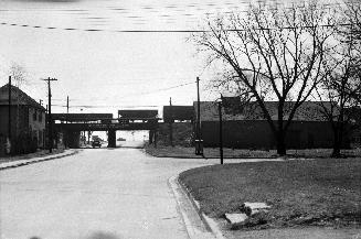 Ellis Avenue, looking south from north of Queen St