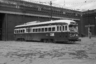 T.T.C., #4489, at Lansdowne carhouse, Lansdowne Avenue, northwest corner Paton Road